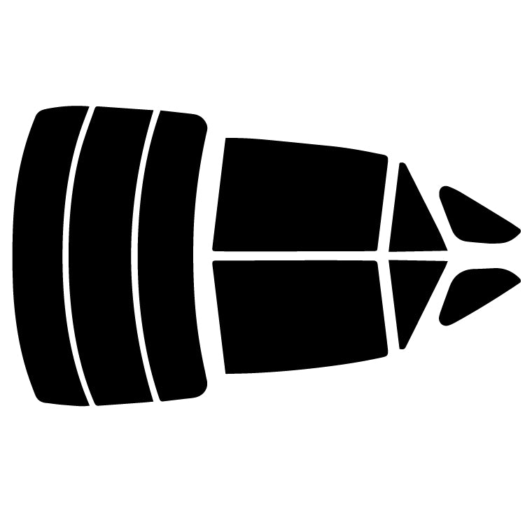 高品質 国産 原着ハードコートフィルム (IKCS ルミクール) トヨタ クラウンセダン (S220系) カット済みカーフィルム リアセット スモークフィルム 車検対応
