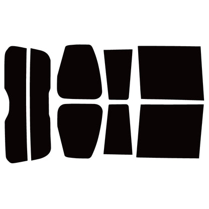 プラススモーク(原着ハードコートタイプ)  トヨタ   ランドクルーザー(FJA300W/VJA300W)カット済みカーフィルム リアセット スモークフィルム 車検対応