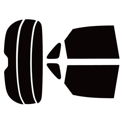 プラススモーク(原着ハードコートタイプ)  トヨタ  レクサス(LEXUS) NX (TAZA25/AAZA20/AAZH20/AAZA25/AAZH25)カット済みカーフィルム リアセット スモークフィルム 車検対応