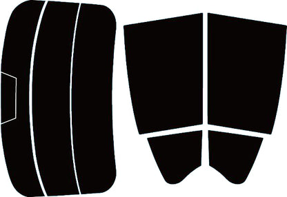 プラススモーク(原着ハードコートタイプ)  ニッサン スカイライン (HV37 / HNV37) カット済みカーフィルム リアセット スモークフィルム 車検対応