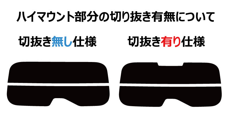 【ノーマルスモーク (ハードコートフィルム) 】ニッサン  セレナ (C28 / NC28 / FNC28 / FC28 / GC28 / GFC28) カット済みカーフィルム リアセット スモークフィルム