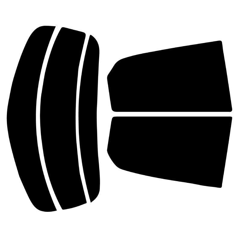 プラススモーク(原着ハードコートタイプ)   ダイハツ  デミオ  (DE5FS/DE3FS/DE3AS)カット済みカーフィルム リアセット スモークフィルム 車検対応