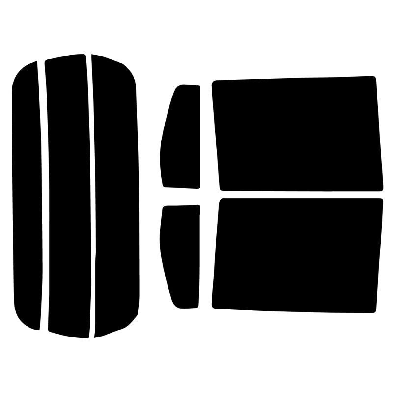 【ノーマルスモーク (ハードコートフィルム) 】 マツダ   ＡＺワゴン  ５ドア（MJ23）カット済みカーフィルム リアセット スモークフィルム