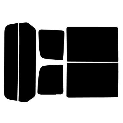 プラススモーク(原着ハードコートタイプ)   マツダ  スクラムワゴン (DG64W)カット済みカーフィルム リアセット スモークフィルム 車検対応