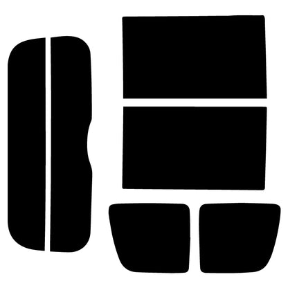 プラススモーク(原着ハードコートタイプ)   マツダ   スクラムワゴン ロールーフ仕様  (DG17W)カット済みカーフィルム リアセット スモークフィルム 車検対応