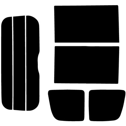 プラススモーク(原着ハードコートタイプ)   マツダ   スクラムワゴン ハイルーフ仕様  (DG17W)カット済みカーフィルム リアセット スモークフィルム 車検対応