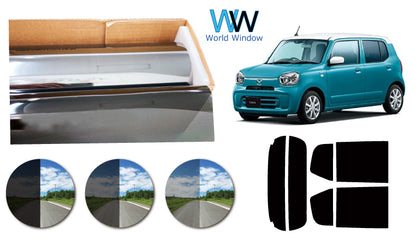 プラススモーク(原着ハードコートタイプ)   マツダ   キャロル  (HB37S/HB97S)カット済みカーフィルム リアセット スモークフィルム 車検対応