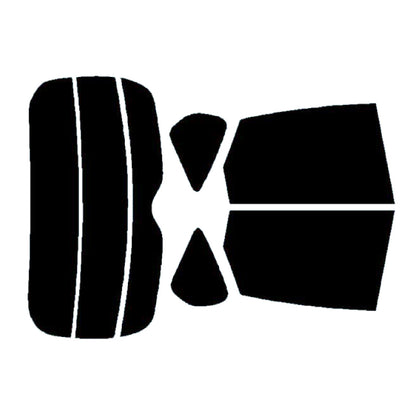 プラススモーク(原着ハードコートタイプ)   マツダ   インプレッサ 5ドア ハッチバック  ( (GH2/3/6/7/8)(GRB)) カット済みカーフィルム リアセット スモークフィルム 車検対応