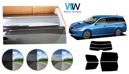 プラススモーク(原着ハードコートタイプ)   スバル  エクシーガ ( BR9/BRF) カット済みカーフィルム リアセット スモークフィルム 車検対応