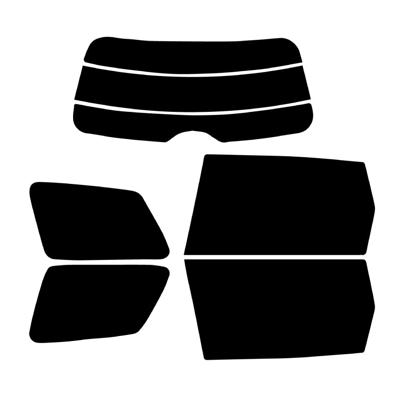 プラススモーク(原着ハードコートタイプ)   スバル  エクシーガ ( BR9/BRF) カット済みカーフィルム リアセット スモークフィルム 車検対応