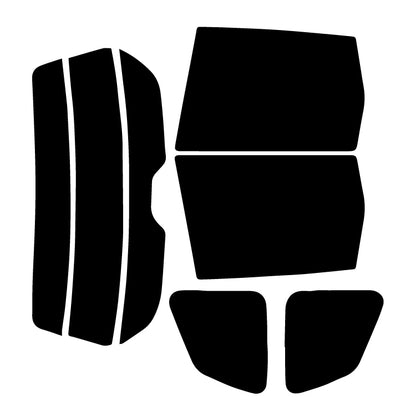 プラススモーク(原着ハードコートタイプ)   スバル  フォレスター (SJ5/SJG) カット済みカーフィルム リアセット スモークフィルム 車検対応