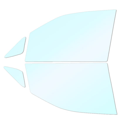 遮熱機能付 オーロラフィルム(サイレントタイプ) 透過率85％ ヴォクシー (VOXY)  (60系 AZR60G/65G) カット済みカーフィルム フロントドアセット オーロラタイプ ゴーストタイプ ホログラフィック