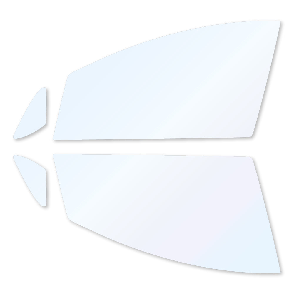 オーロラフィルム (ゴースト2ネオ89) 遮熱フィルム 透過率88.5% トヨタ ウィッシュ (10系 ANE10G/ANE11W/ZNE10G/ZNE14G)カット済みカーフィルム フロントドアセット オーロラタイプ ゴーストタイプ ホログラフィック