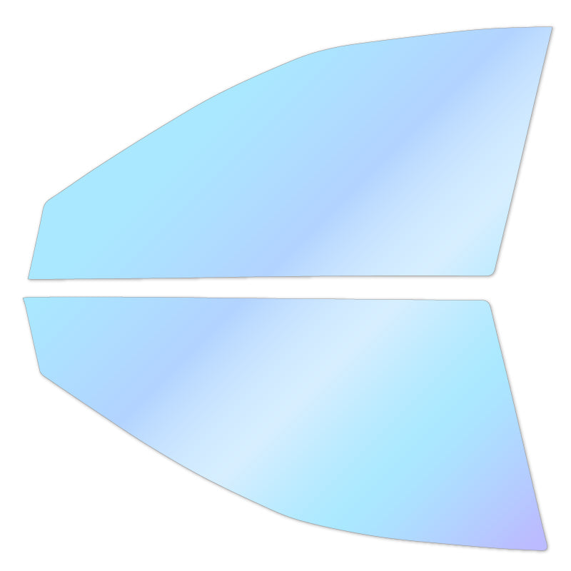 オーロラフィルム (ピュアゴースト88) 遮熱フィルム 透過率88％ トヨタ アリスト (JZS160/JZS161) カット済みカーフィルム フロントドアセット オーロラタイプ ゴーストタイプ ホログラフィック カメレオンフィルム