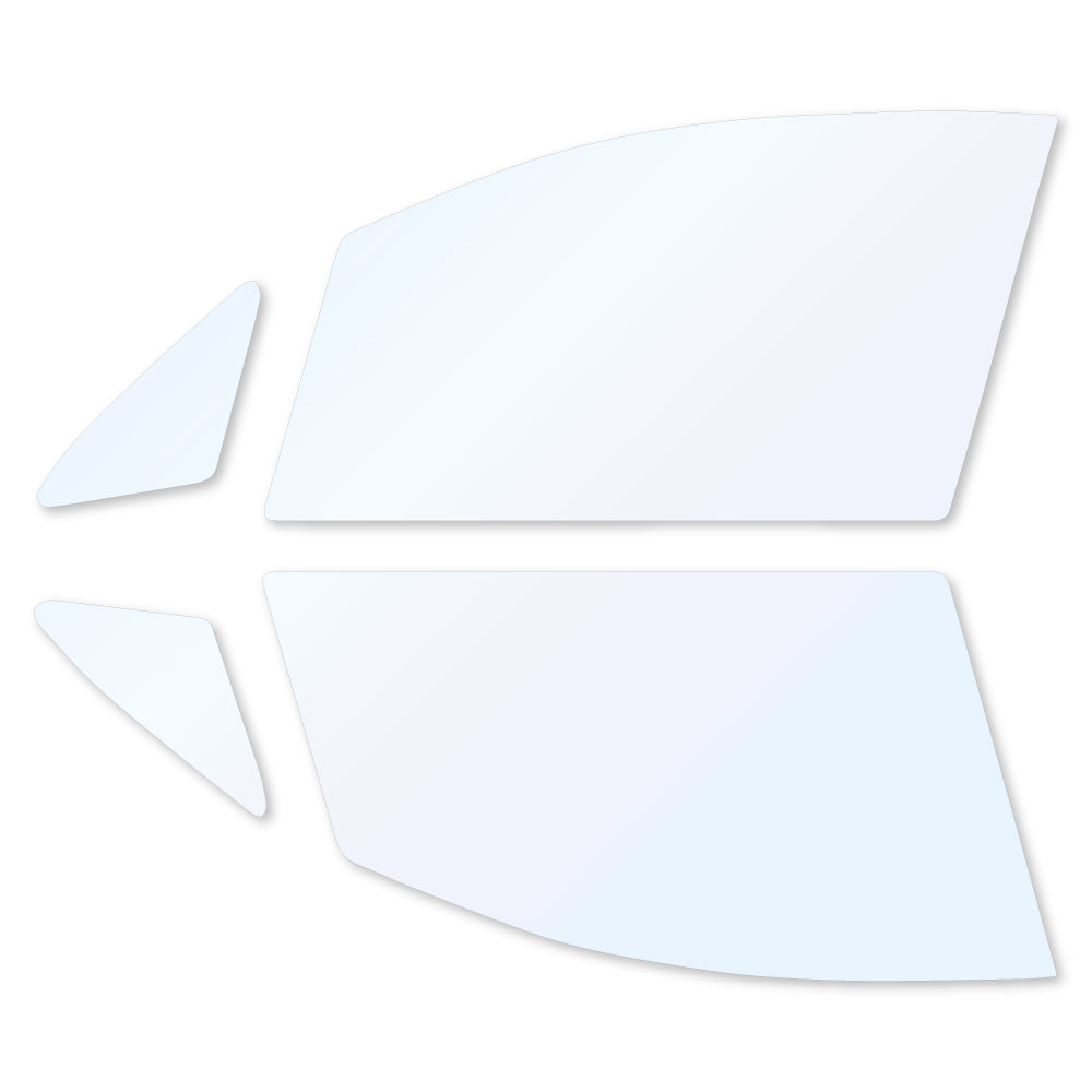 オーロラフィルム (ゴースト2ネオ89) 遮熱フィルム 透過率88.5% トヨタ アルファード (MNH10W/MNH15W/ANH10W/ANH15W/ATH10W)カット済みカーフィルム フロントドアセット オーロラタイプ ゴーストタイプ ホログラフィック