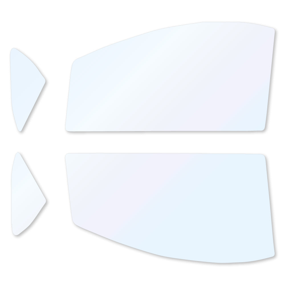 オーロラフィルム (ゴースト2ネオ89) 遮熱フィルム 透過率88.5% トヨタ アルファード (20系 GGH20W/GGH25W/ANH20W/ANH25W/ATH20W)カット済みカーフィルム フロントドアセット オーロラタイプ ゴーストタイプ ホログラフィック