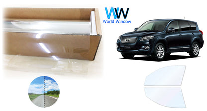 オーロラフィルム (ファインゴースト90) 遮熱フィルム 透過率90% トヨタ ヴァンガード (GSA33W/ACA33W/ACA38W)カット済みカーフィルム フロントドアセット オーロラタイプ ゴーストタイプ ホログラフィック