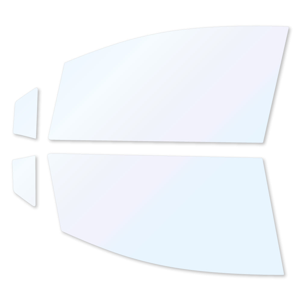 オーロラフィルム (ファインゴースト90) 遮熱フィルム 透過率90% トヨタ ヴィッツ 5ドア (SCP90/NCP91/NCP95/KSP90) カット済みカーフィルム フロントドアセット オーロラタイプ ゴーストタイプ ホログラフィック