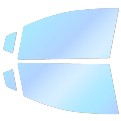 オーロラフィルム (ピュアゴースト88) 遮熱フィルム 透過率88％ トヨタ ヴィッツ 5ドア (SCP90/NCP91/NCP95/KSP90) カット済みカーフィルム フロントドアセット オーロラタイプ ゴーストタイプ ホログラフィック カメレオンフィルム