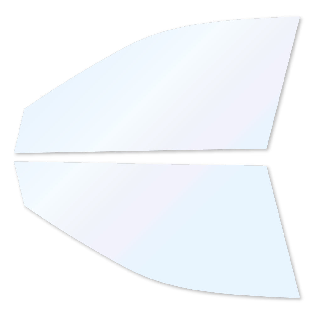 オーロラフィルム (ゴースト2ネオ89) 遮熱フィルム 透過率88.5% トヨタ クラウン (GRS180/GRS181/GRS182/GRS183/GRS184) カット済みカーフィルム フロントドアセット オーロラタイプ ゴーストタイプ ホログラフィック