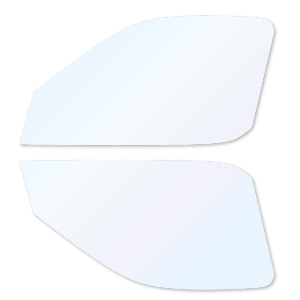 オーロラフィルム (ファインゴースト90) 遮熱フィルム 透過率90% トヨタ グランビア  (VCH10W/VCH16W)カット済みカーフィルム フロントドアセット オーロラタイプ ゴーストタイプ ホログラフィック