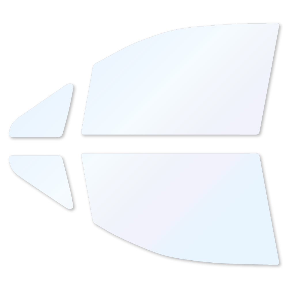 オーロラフィルム (ゴースト2ネオ89) 遮熱フィルム 透過率88.5% トヨタ ノア (NOAH) (ZRR70G/ZRR70W/ZRR75G/ZRR75W) カット済みカーフィルム フロントドアセット オーロラタイプ ゴーストタイプ ホログラフィック