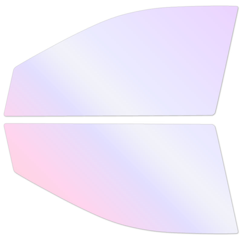 オーロラフィルム (グロウゴースト91) 遮熱フィルム 透過率90% トヨタ ハリアー/ハリアーハイブリッド (ACU30W/ACU35W/GSU30W/GSU31W/GSU35W/MCU30W /MCU31W/MCU35W/MCU36W/MHU38W(ハイブリッド))カット済みカーフィルム フロントドアセット オーロラタイプ ゴーストタイプ ホログラフィック カメレオンフィルム