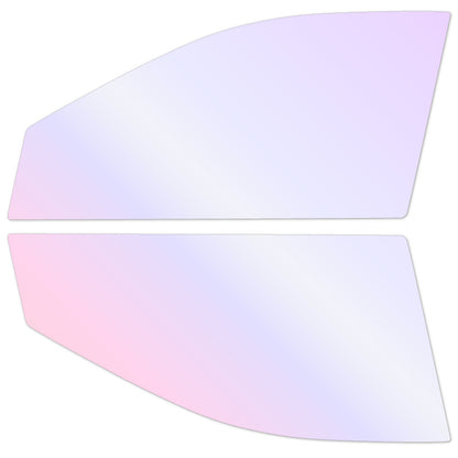 オーロラフィルム (グロウゴースト91) 遮熱フィルム 透過率90% トヨタ ハリアー/ハリアーハイブリッド (ACU30W/ACU35W/GSU30W/GSU31W/GSU35W/MCU30W /MCU31W/MCU35W/MCU36W/MHU38W(ハイブリッド))カット済みカーフィルム フロントドアセット オーロラタイプ ゴーストタイプ ホログラフィック カメレオンフィルム