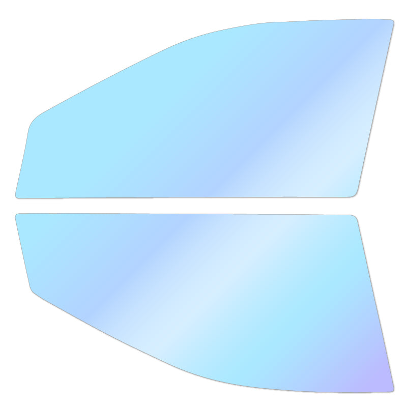 オーロラフィルム (ピュアゴースト88) 遮熱フィルム 透過率88％ トヨタ ハリアー/ハリアーハイブリッド (ACU30W/ACU35W/GSU30W/GSU31W/GSU35W/MCU30W /MCU31W/MCU35W/MCU36W/MHU38W(ハイブリッド)) カット済みカーフィルム フロントドアセット オーロラタイプ ゴーストタイプ ホログラフィック カメレオンフィルム