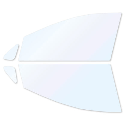 オーロラフィルム (ゴースト2ネオ89) 遮熱フィルム 透過率88.5% トヨタ プリウス (NHW20)カット済みカーフィルム フロントドアセット オーロラタイプ ゴーストタイプ ホログラフィック