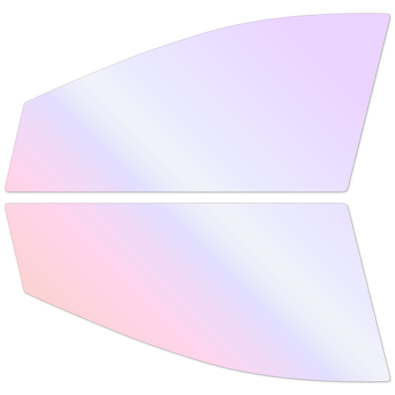 オーロラフィルム (グロウゴースト91) 遮熱フィルム 透過率90% トヨタ プリウス (NHW20)カット済みカーフィルム フロントドアセット オーロラタイプ ゴーストタイプ ホログラフィック カメレオンフィルム