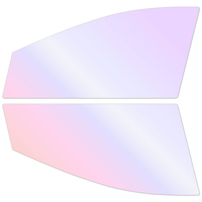 オーロラフィルム (グロウゴースト91) 遮熱フィルム 透過率90% トヨタ プリウス (NHW20)カット済みカーフィルム フロントドアセット オーロラタイプ ゴーストタイプ ホログラフィック カメレオンフィルム