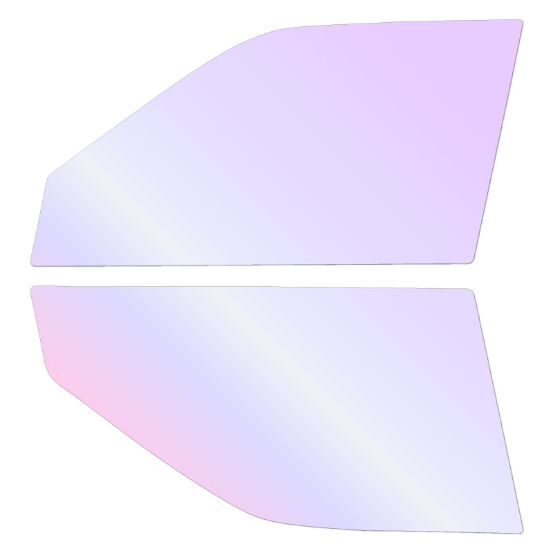 オーロラフィルム (グロウゴースト91) 遮熱フィルム 透過率90% トヨタ サクシード (NCP160V/NCP165V) カット済みカーフィルム フロントドアセット オーロラタイプ ゴーストタイプ ホログラフィック カメレオンフィルム