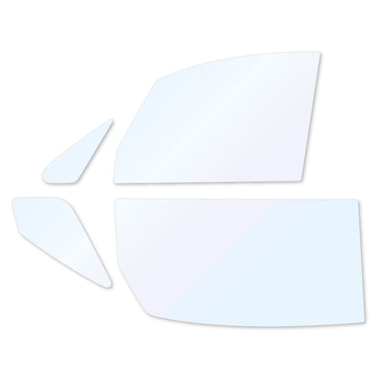 オーロラフィルム (ファインゴースト90) 遮熱フィルム 透過率90% トヨタ ポルテ (10系 NNP10/NNP11/NNP15) カット済みカーフィルム フロントドアセット オーロラタイプ ゴーストタイプ ホログラフィック