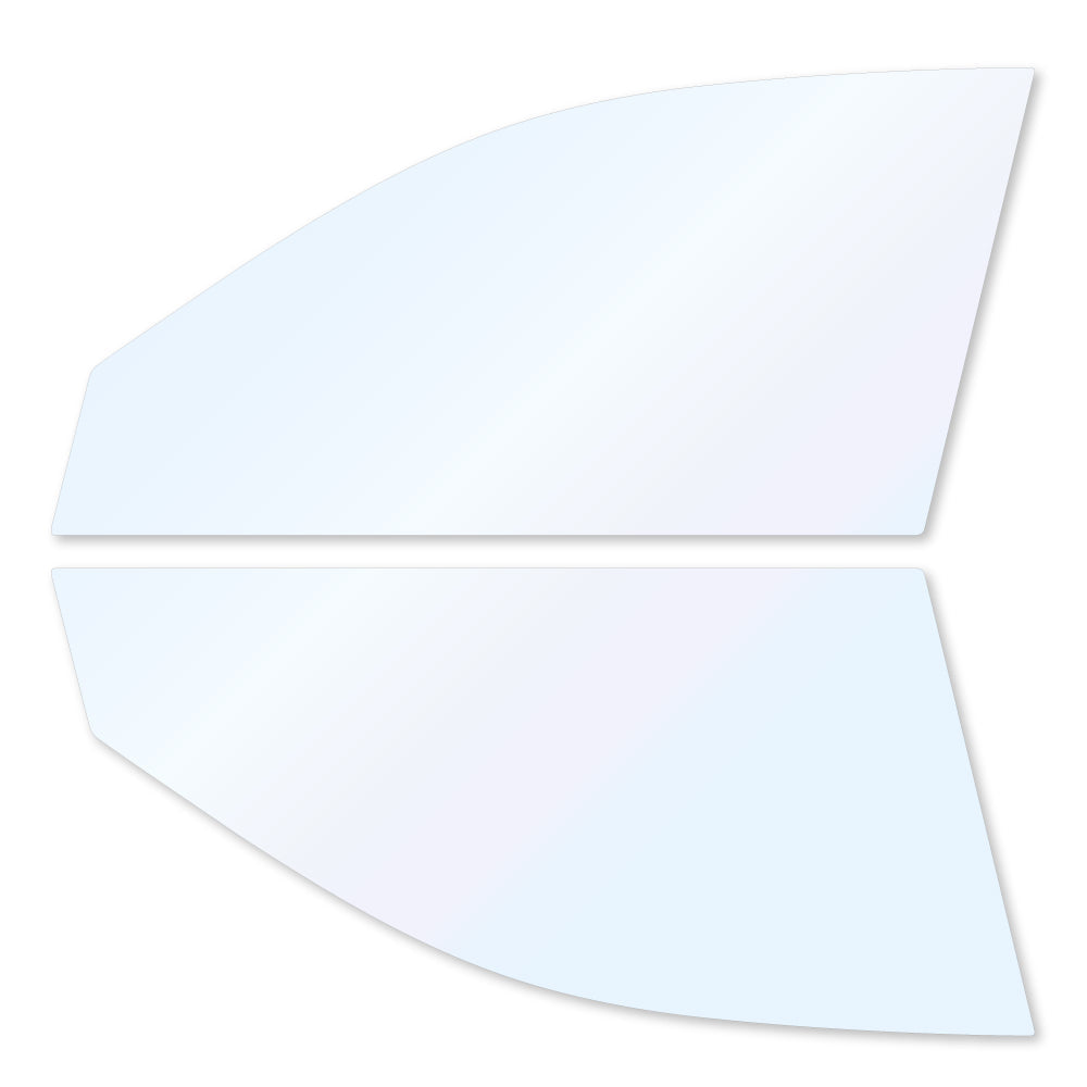 オーロラフィルム (ファインゴースト90) 遮熱フィルム 透過率90% トヨタ マーク2　4ドアセダン (110系 JZX110/JZX115/GX110/GX115) カット済みカーフィルム フロントドアセット オーロラタイプ ゴーストタイプ ホログラフィック