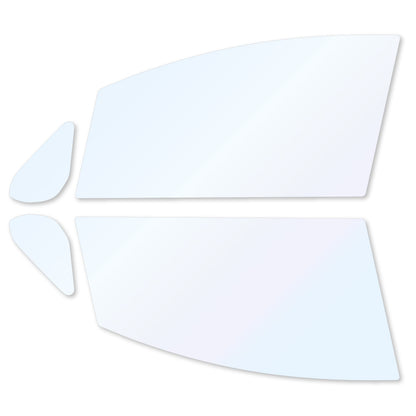 オーロラフィルム (ファインゴースト90) 遮熱フィルム 透過率90% トヨタ ラクティス (SCP100/NCP100/NCP105)  カット済みカーフィルム フロントドアセット オーロラタイプ ゴーストタイプ ホログラフィック