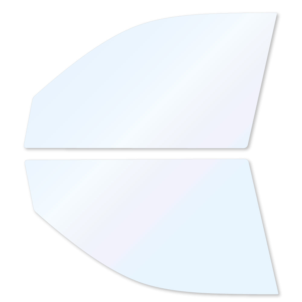 オーロラフィルム (ゴースト2ネオ89) 遮熱フィルム 透過率88.5% トヨタ ランドクルーザープラド (VZJ120/121W/RZJ120W/KDJ120/121W/TRJ120W/GRJ120/121W) カット済みカーフィルム フロントドアセット オーロラタイプ ゴーストタイプ ホログラフィック