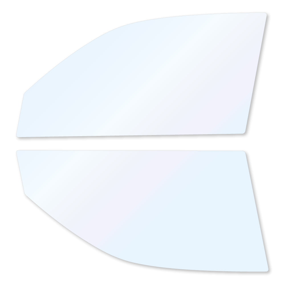 オーロラフィルム (ファインゴースト90) 遮熱フィルム 透過率90% トヨタ ハイラックスサーフ (VZN180W/VZN185W/RZN180W/RZN185W/KZN185G/KZN185W/KDN185W) カット済みカーフィルム フロントドアセット オーロラタイプ ゴーストタイプ ホログラフィック