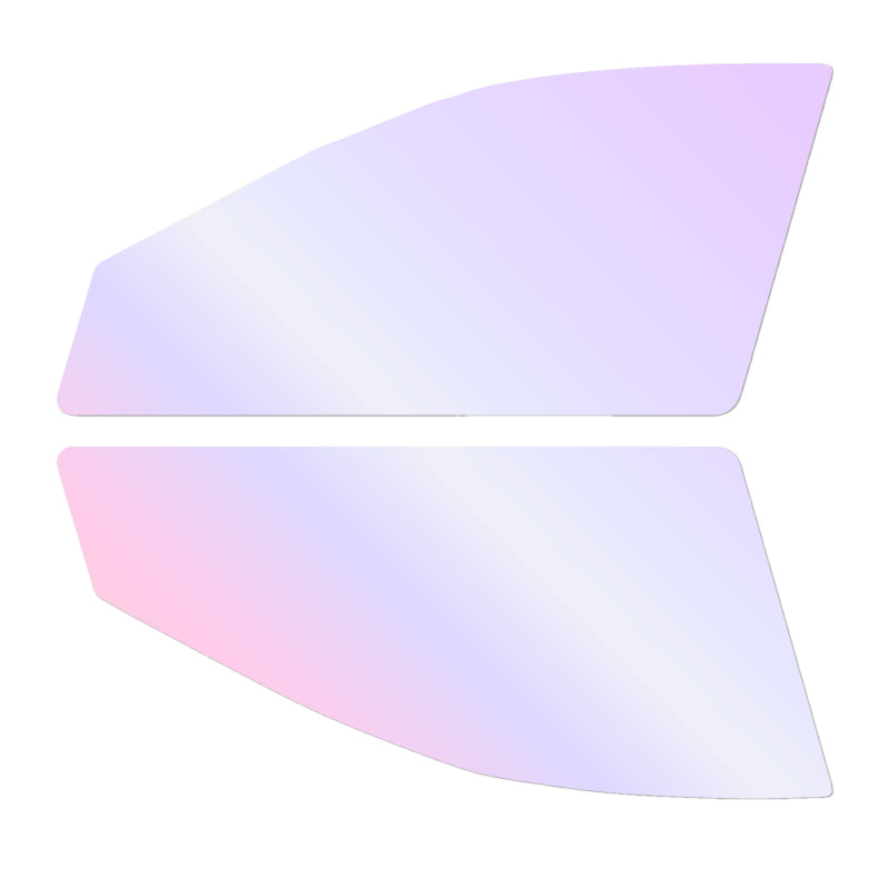 オーロラフィルム (グロウゴースト91) 遮熱フィルム 透過率90% トヨタ マークX (130系 GRX130/GRX133/GRX13) カット済みカーフィルム フロントドアセット オーロラタイプ ゴーストタイプ ホログラフィック カメレオンフィルム