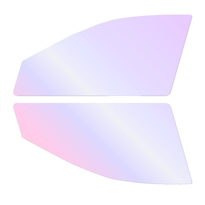 オーロラフィルム (グロウゴースト91) 遮熱フィルム 透過率90% トヨタ マークX (130系 GRX130/GRX133/GRX13) カット済みカーフィルム フロントドアセット オーロラタイプ ゴーストタイプ ホログラフィック カメレオンフィルム