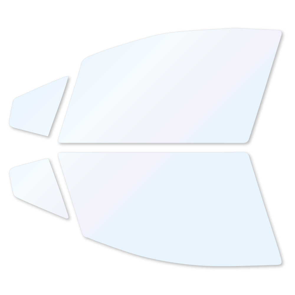 オーロラフィルム (ゴースト2ネオ89) 遮熱フィルム 透過率88.5% トヨタ ヴィッツ (Vitz) 前期 (130系 KSP130/NCP131/NSP130/NSP135) カット済みカーフィルム フロントドアセット オーロラタイプ ゴーストタイプ ホログラフィック