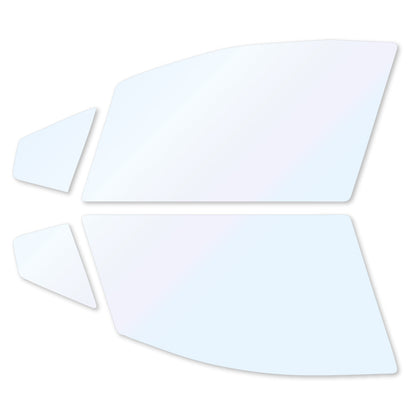 オーロラフィルム (ファインゴースト90) 遮熱フィルム 透過率90% トヨタ ヴィッツ (Vitz) 前期 (130系 KSP130/NCP131/NSP130/NSP135) カット済みカーフィルム フロントドアセット オーロラタイプ ゴーストタイプ ホログラフィック