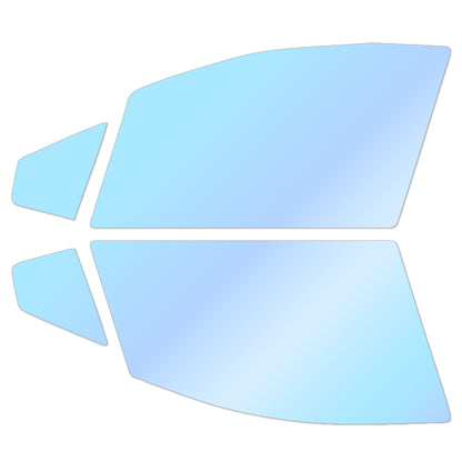 オーロラフィルム (ピュアゴースト88) 遮熱フィルム 透過率88％ トヨタ ヴィッツ (Vitz) 前期 (130系 KSP130/NCP131/NSP130/NSP135) カット済みカーフィルム フロントドアセット オーロラタイプ ゴーストタイプ ホログラフィック カメレオンフィルム