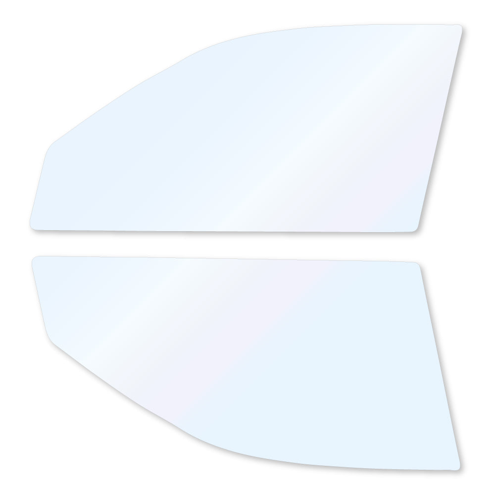 オーロラフィルム (ファインゴースト90) 遮熱フィルム 透過率90% トヨタ ランドクルーザープラド (TRJ150W/GRJ150W/GRJ151W/GDJ150W/GDJ151W) カット済みカーフィルム フロントドアセット オーロラタイプ ゴーストタイプ ホログラフィック