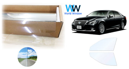 オーロラフィルム (ゴースト2ネオ89) 遮熱フィルム 透過率88.5% トヨタ クラウン (AWS210/GRS210/GRS211/GRS214)カット済みカーフィルム フロントドアセット オーロラタイプ ゴーストタイプ ホログラフィック