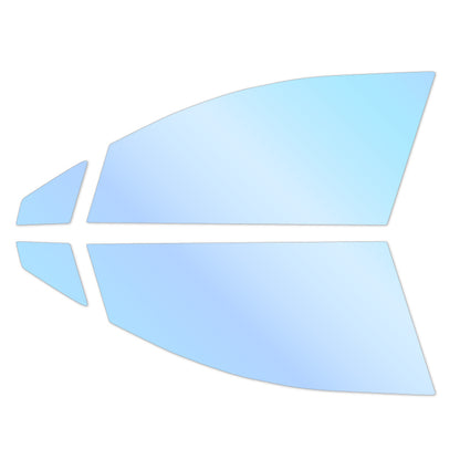 オーロラフィルム (ピュアゴースト88) 遮熱フィルム 透過率88％ トヨタ レクサス NX (AYZ10/AYZ15/AGZ10/AGZ15) カット済みカーフィルム フロントドアセット オーロラタイプ ゴーストタイプ ホログラフィック カメレオンフィルム