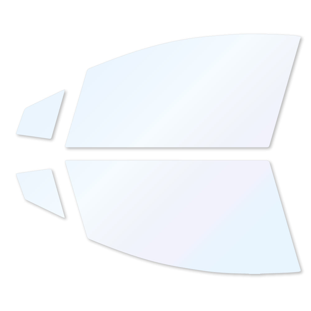 オーロラフィルム (ファインゴースト90) 遮熱フィルム 透過率90% トヨタ シエンタ (NHP170G/NSP170G/NSP172G/NCP175G) カット済みカーフィルム フロントドアセット オーロラタイプ ゴーストタイプ ホログラフィック