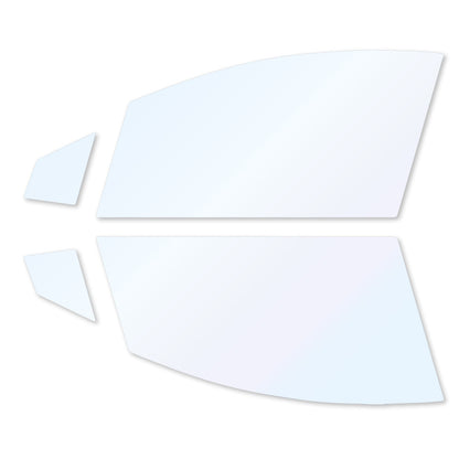 オーロラフィルム (ファインゴースト90) 遮熱フィルム 透過率90% トヨタ シエンタ (NHP170G/NSP170G/NSP172G/NCP175G) カット済みカーフィルム フロントドアセット オーロラタイプ ゴーストタイプ ホログラフィック