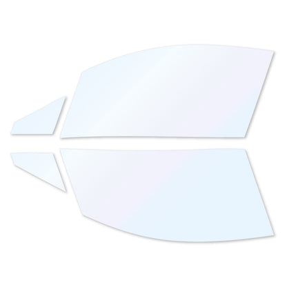 オーロラフィルム (ファインゴースト90) 遮熱フィルム 透過率90% トヨタ C-HR (ZYX10/ZYX11/NGX10/NGX50) カット済みカーフィルム フロントドアセット オーロラタイプ ゴーストタイプ ホログラフィック