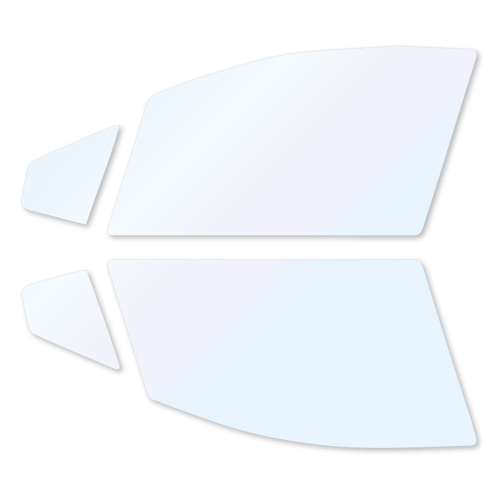 オーロラフィルム (ファインゴースト90) 遮熱フィルム 透過率90% トヨタ ヴィッツ ※前期・後期共通※ (P130系 KSP130/NSP130/NSP135/NHP130/NCP131) カット済みカーフィルム フロントドアセット オーロラタイプ ゴーストタイプ ホログラフィック